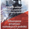 Plakát Liberty - podpora KSČM